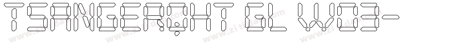 TsangerQHT GL Wo3字体转换